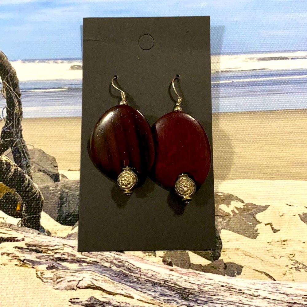 Wooden earrings